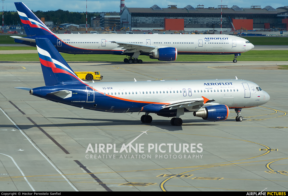 Aeroflot VQ-BCM aircraft at Moscow - Sheremetyevo