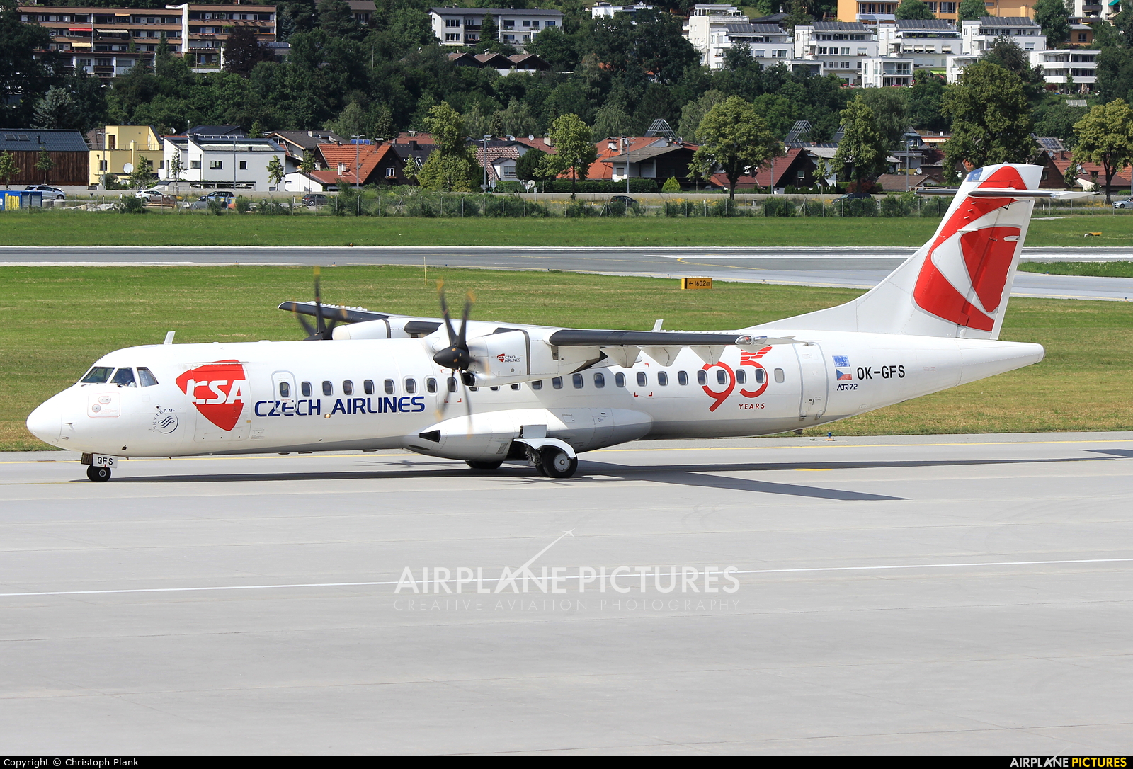 CSA - Czech Airlines OK-GFS aircraft at Innsbruck
