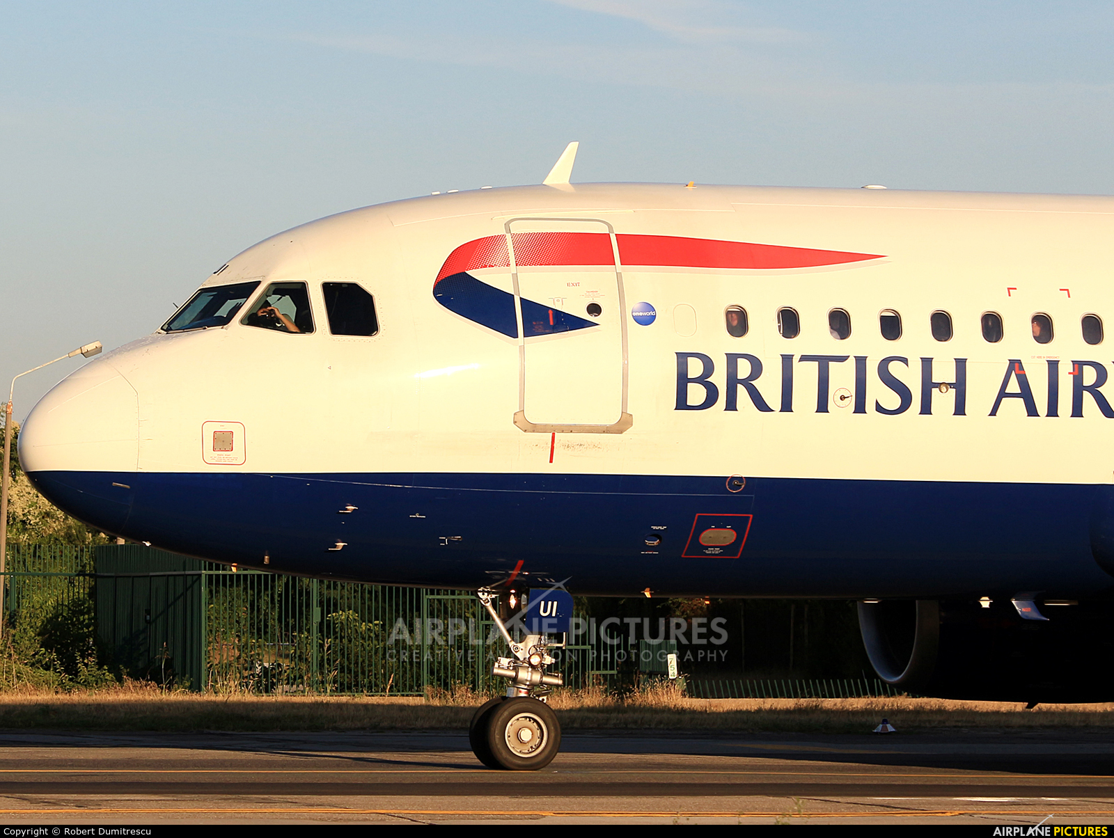 British Airways G-EUUI aircraft at Bucharest - Henri Coandă