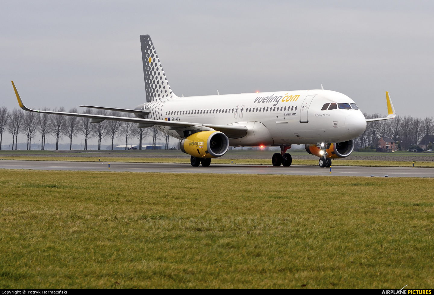 Vueling Airlines EC-MFN aircraft at Amsterdam - Schiphol