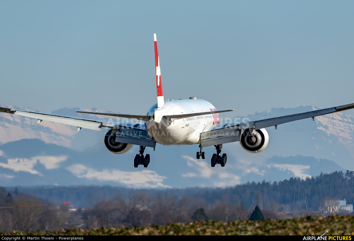 Swiss HB-JND aircraft at Zurich