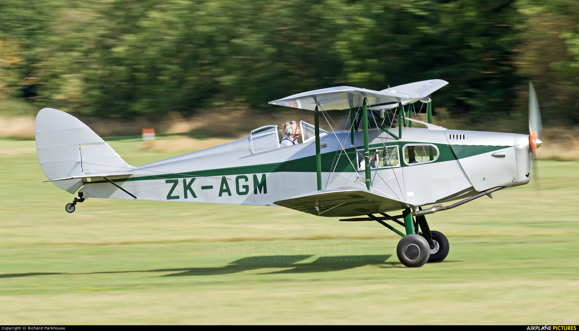 Private ZK-AGM aircraft at Old Warden