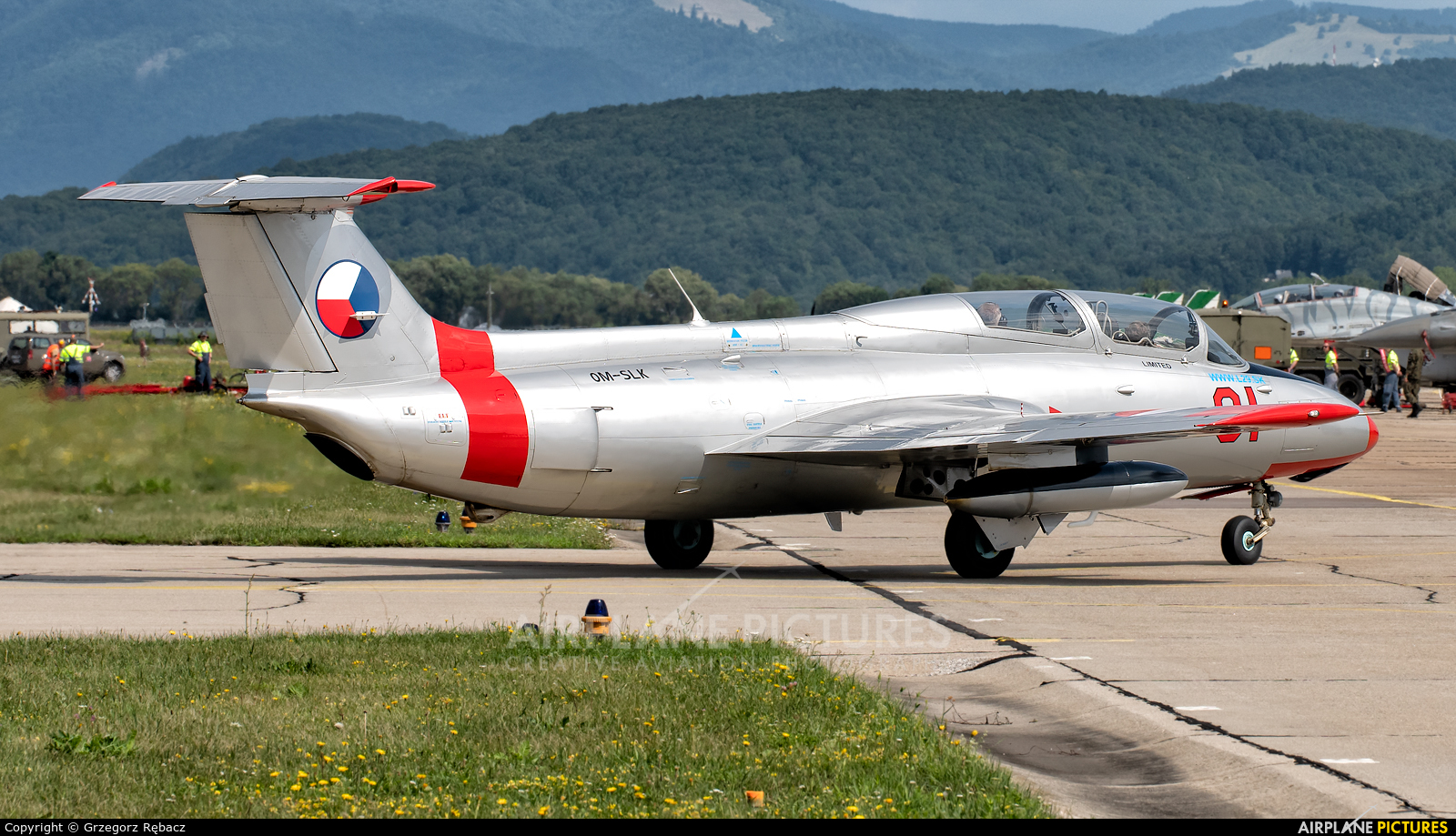 Private OM-SLK aircraft at Sliač