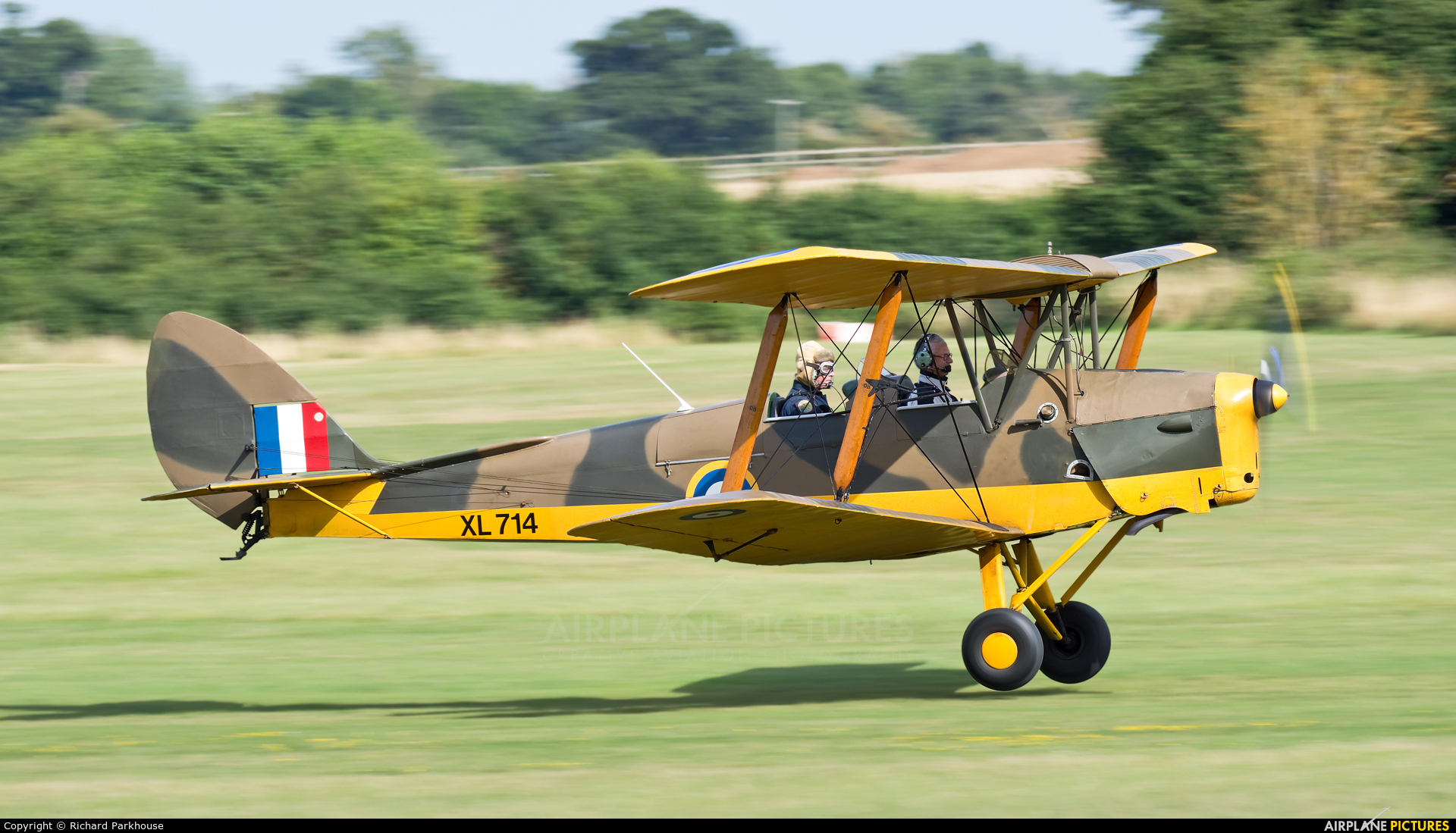 Private G-AOGR aircraft at Old Warden
