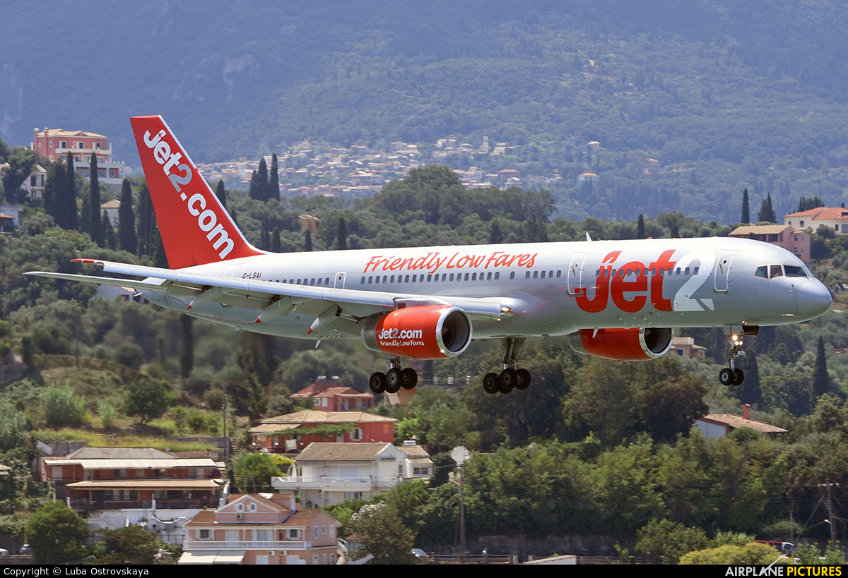 Jet2 G-LSAI aircraft at Corfu - Ioannis Kapodistrias