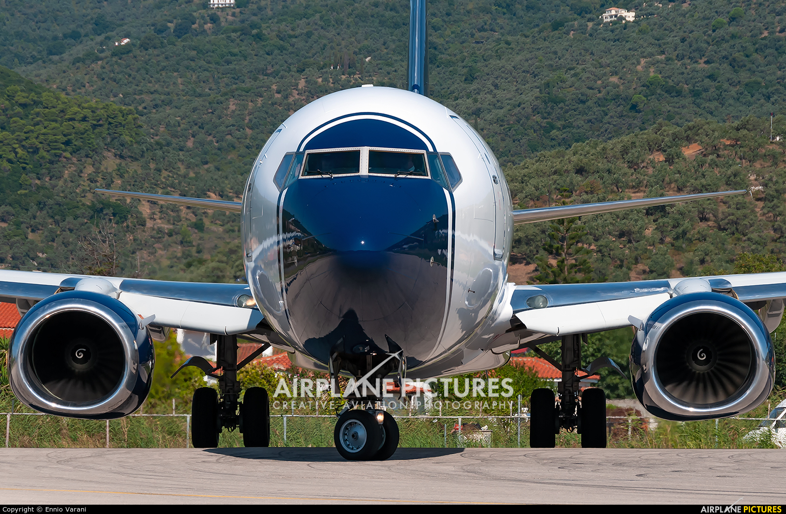 Blue Panorama Airlines I-LCFC aircraft at Skiathos