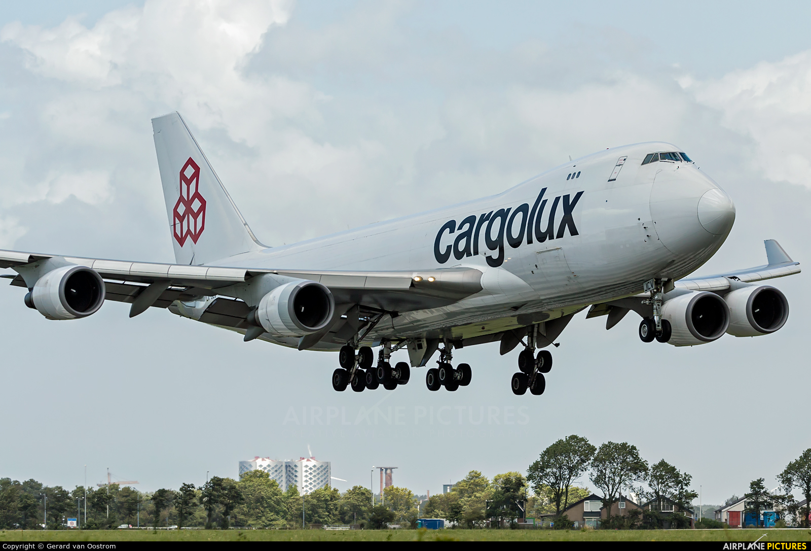 Cargolux LX-JCV aircraft at Amsterdam - Schiphol