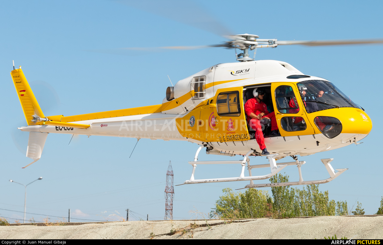 Sky Helicopteros EC-LCD aircraft at Off Airport - Spain