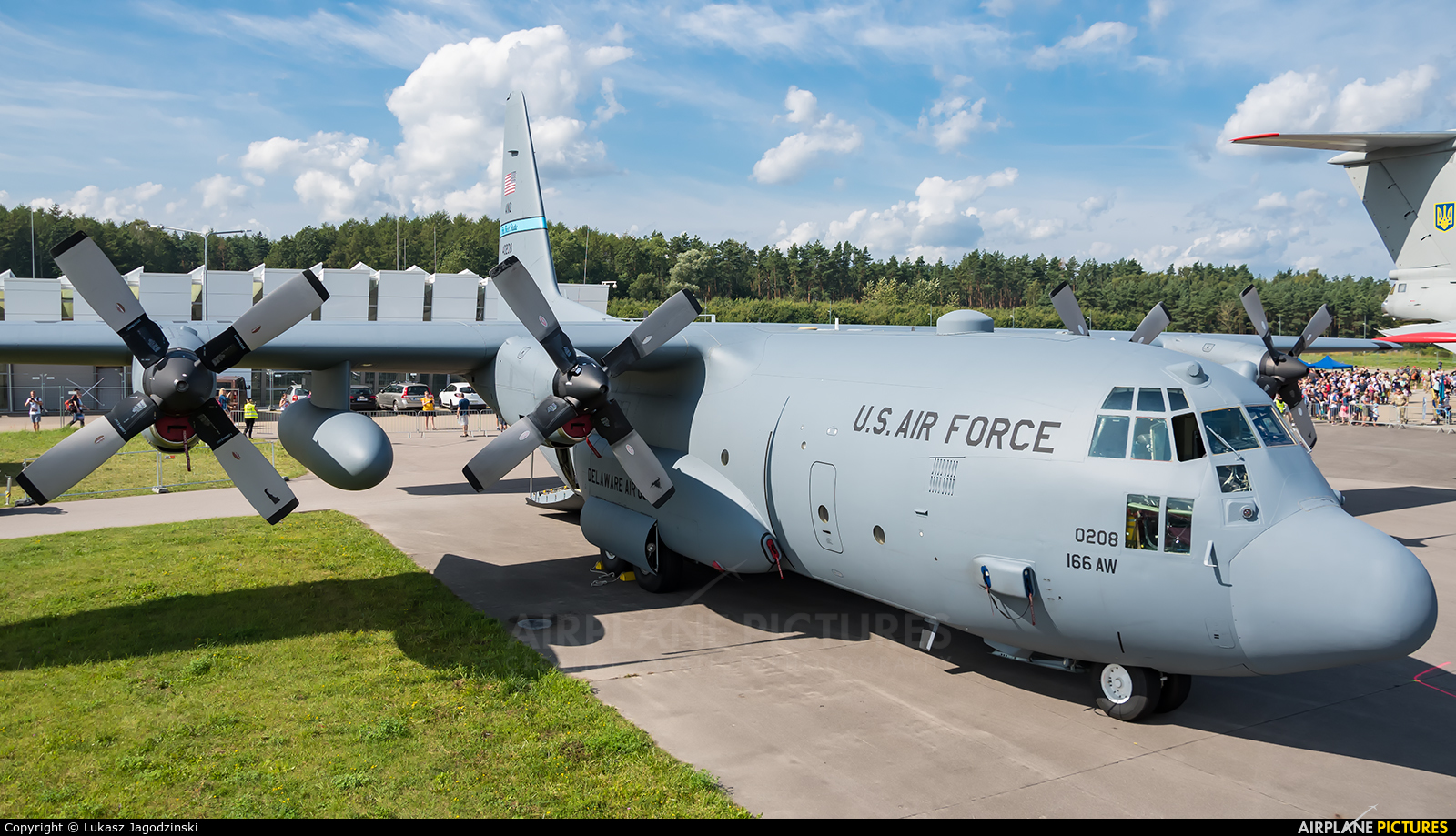 USA - Air Force 84-0208 aircraft at Gdynia- Babie Doły (Oksywie)