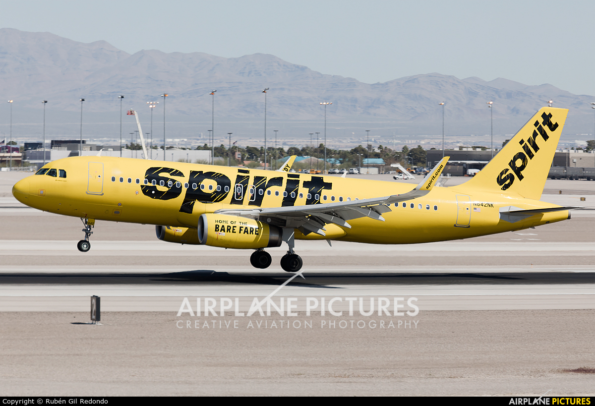 Spirit Airlines N642NK aircraft at Las Vegas - McCarran Intl