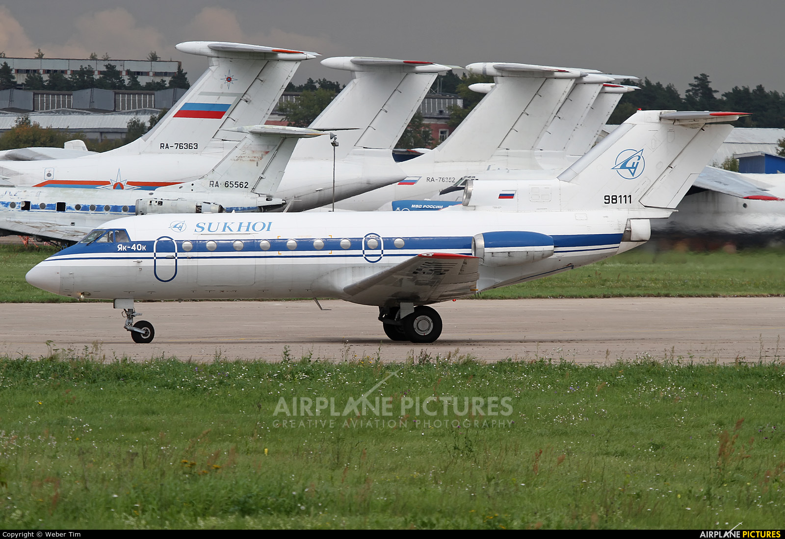 Sukhoi Design Bureau RA-98111 aircraft at 