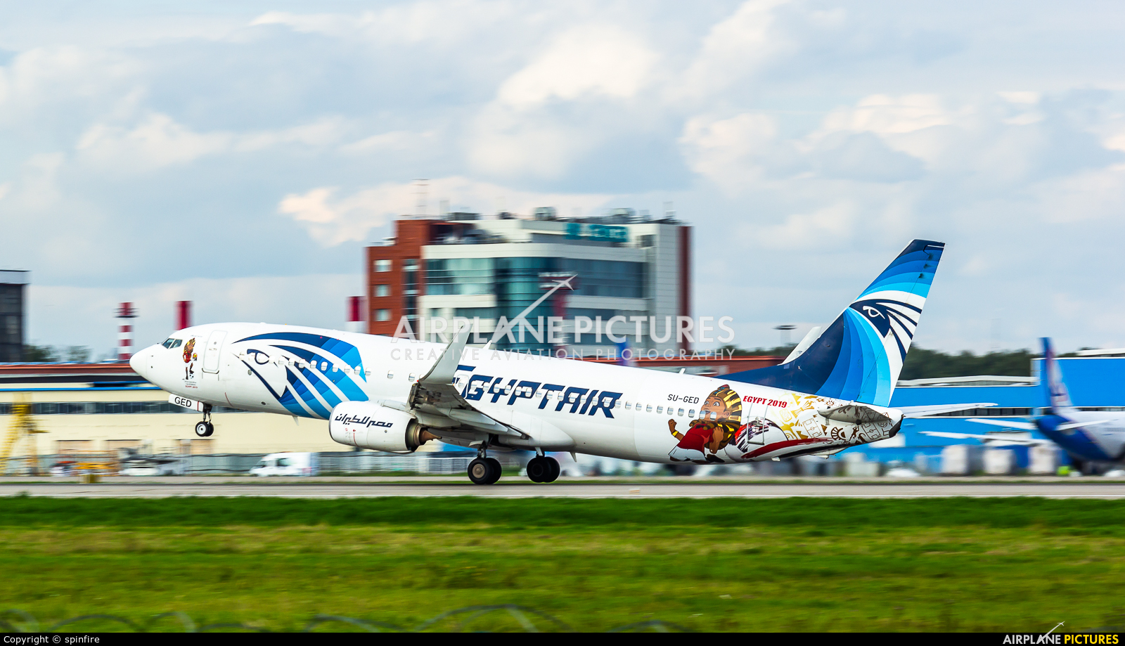 Egyptair SU-GED aircraft at Moscow - Domodedovo
