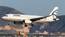 SX-DNB - Aegean Airlines Airbus A320 aircraft