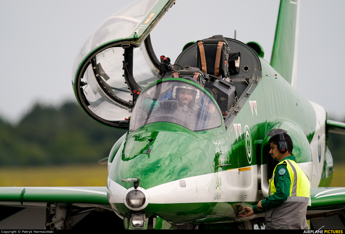 Saudi Arabia - Air Force: Saudi Hawks 8821 aircraft at Gdynia- Babie Doły (Oksywie)