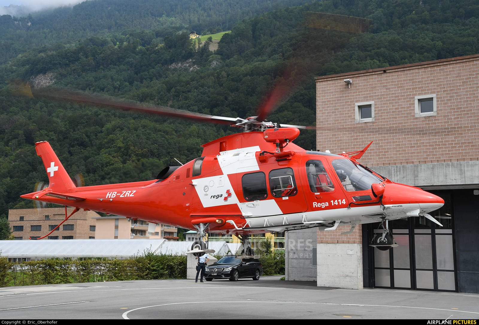 REGA Swiss Air Ambulance  HB-ZRZ aircraft at In Flight - Switzerland