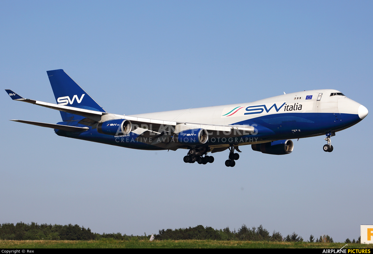 Silk Way Italia I-SWIA aircraft at Frankfurt - Hahn