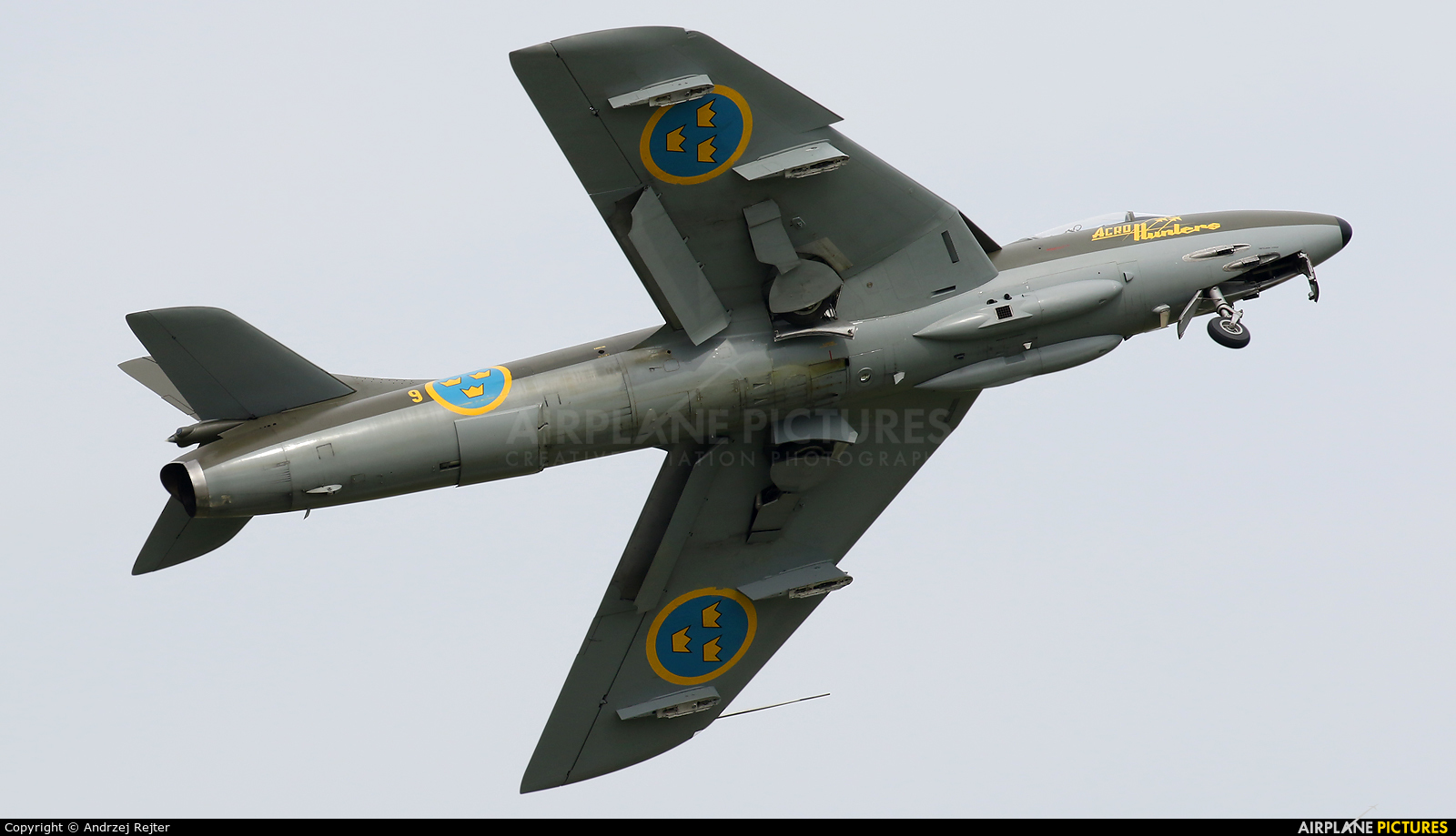 Swedish Air Force Historic Flight SE-DXM aircraft at Gdynia- Babie Doły (Oksywie)