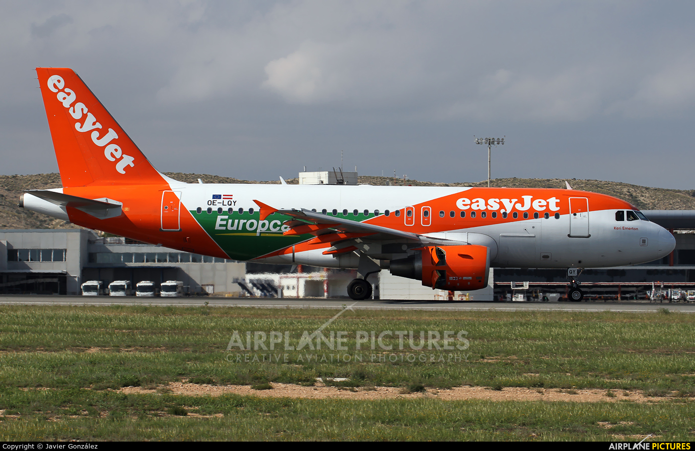 easyJet Europe OE-LQY aircraft at Alicante - El Altet