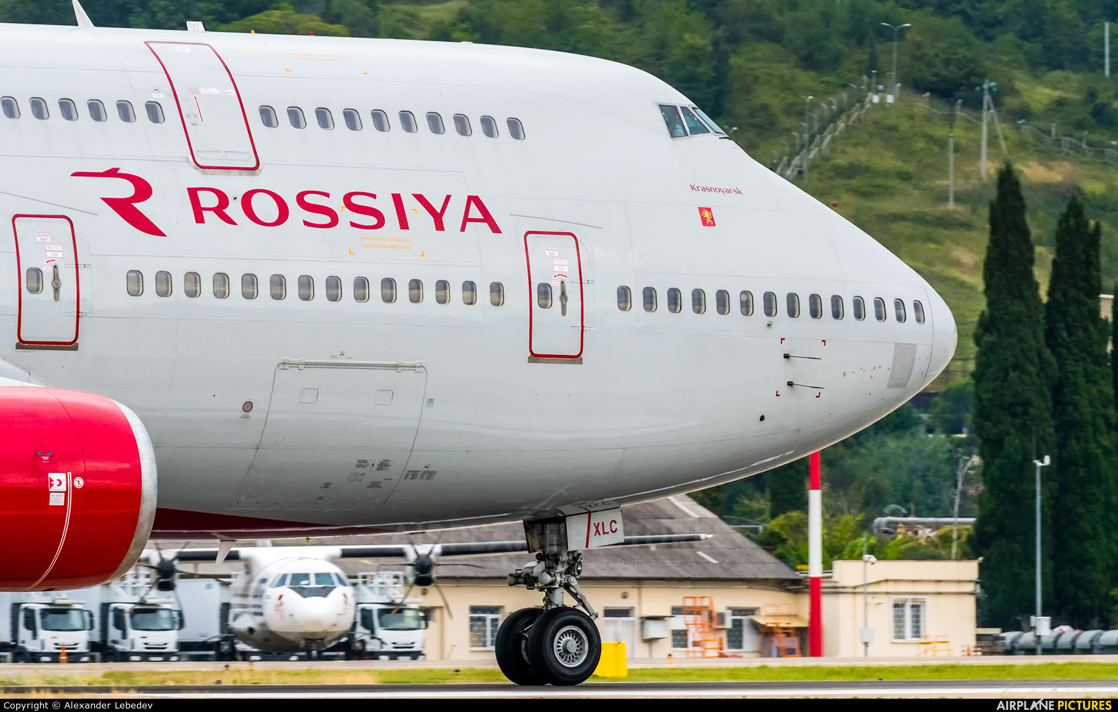 Rossiya EI-XLC aircraft at Sochi Intl