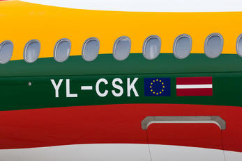 YL-CSK - Air Baltic Airbus A220-300