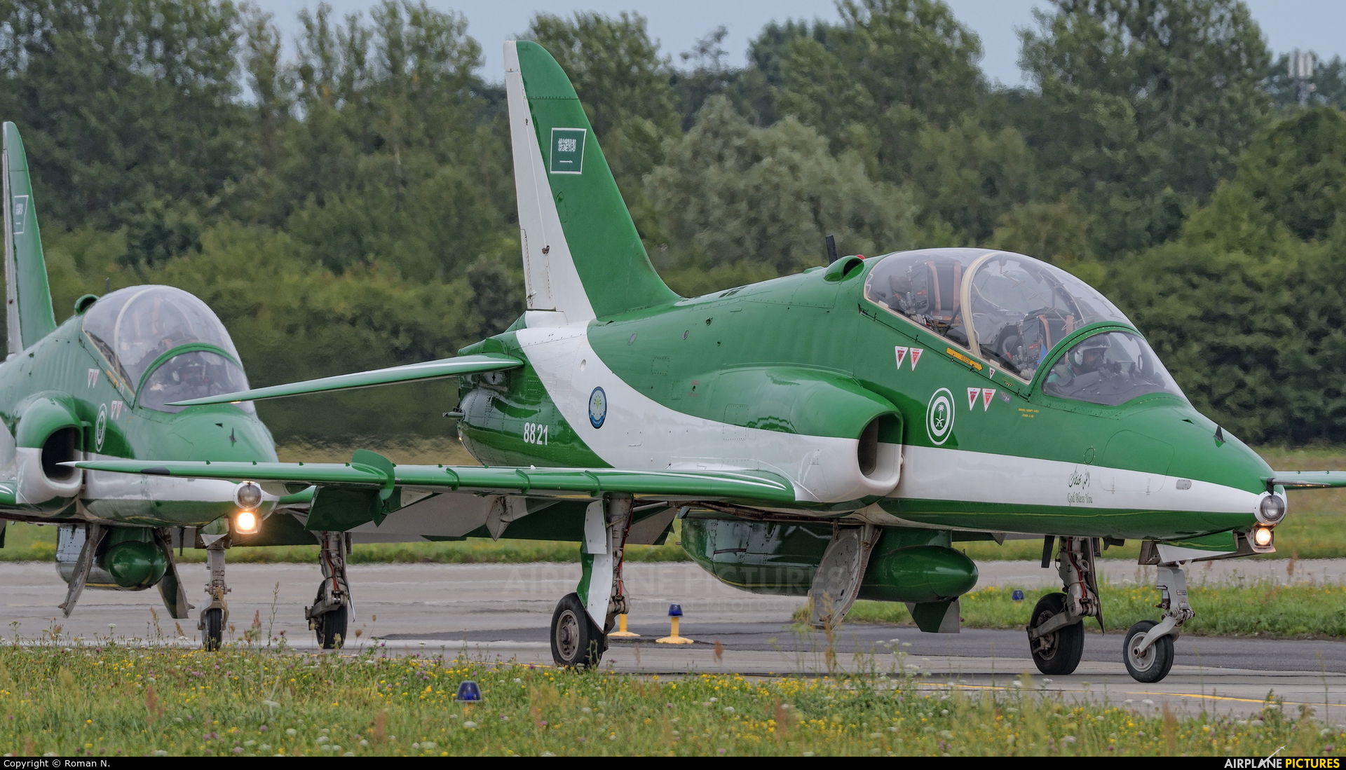 Saudi Arabia - Air Force: Saudi Hawks 8821 aircraft at Gdynia- Babie Doły (Oksywie)