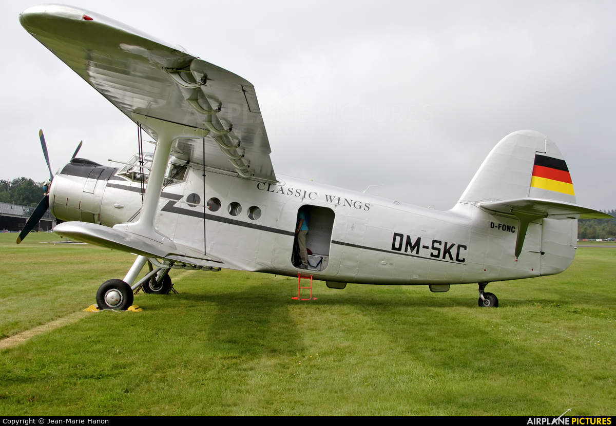 Classic Wings D-FONC aircraft at Spa - La Sauveniere