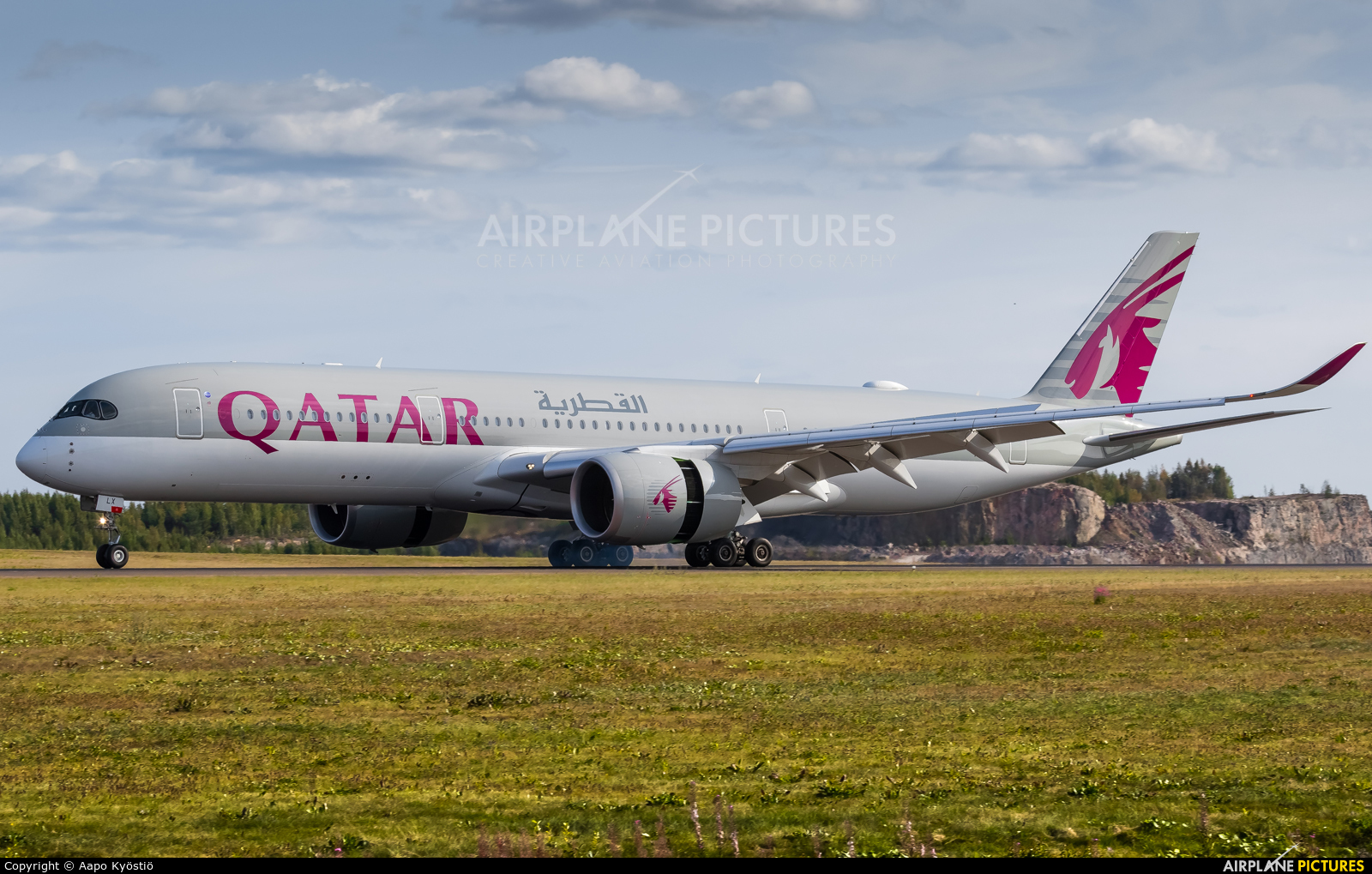 Qatar Airways A7-ALX aircraft at Helsinki - Vantaa