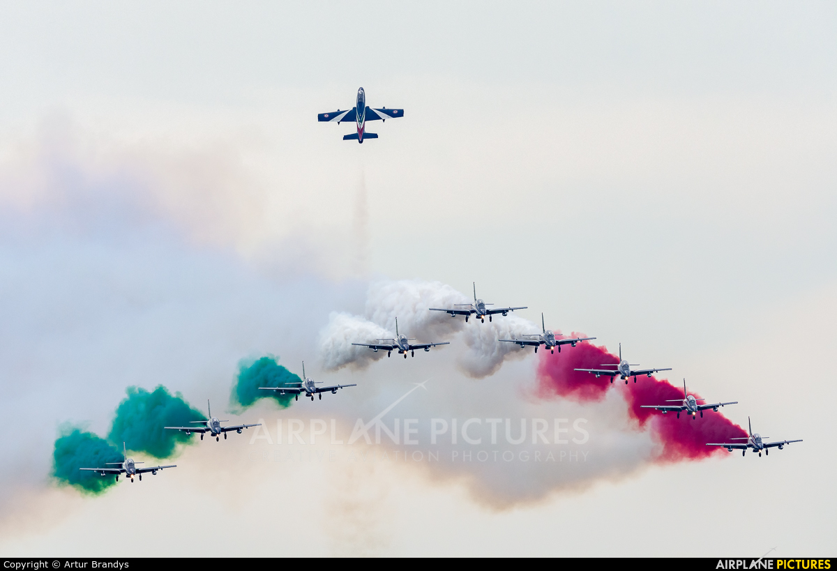 Italy - Air Force "Frecce Tricolori" MM54505 aircraft at Sliač