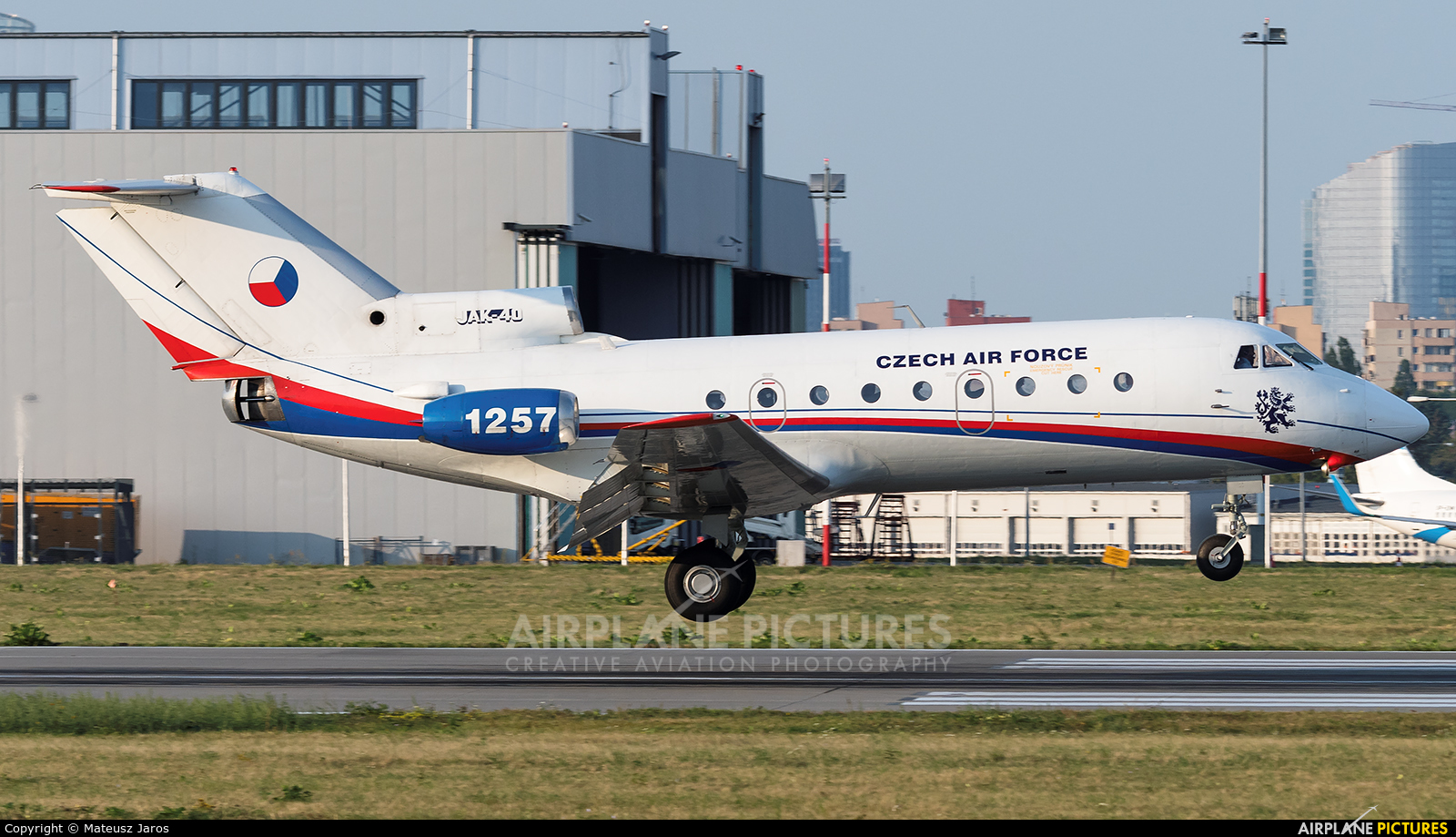 Czech - Air Force 1257 aircraft at Warsaw - Frederic Chopin