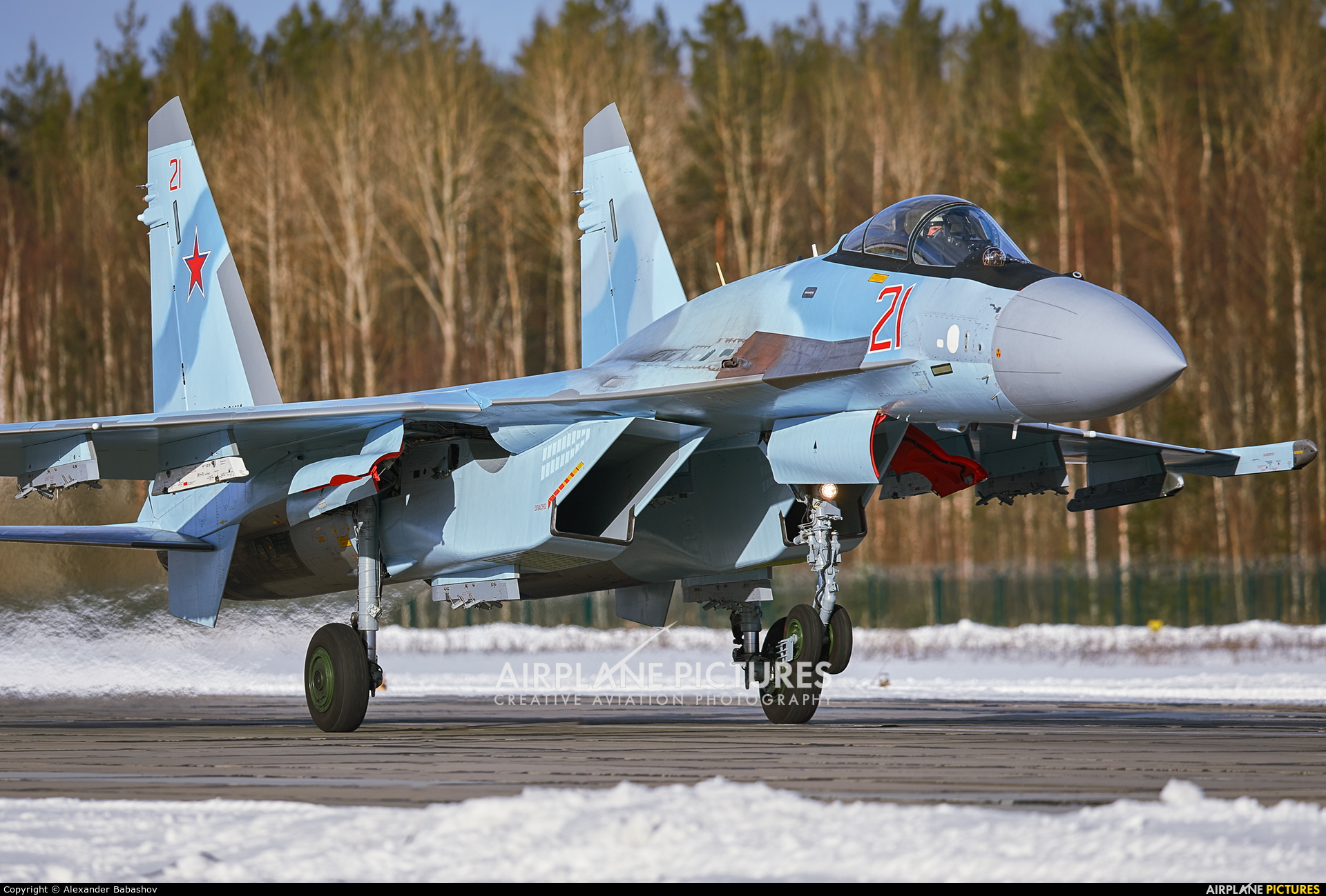 Russia - Air Force 21 aircraft at Undisclosed Location
