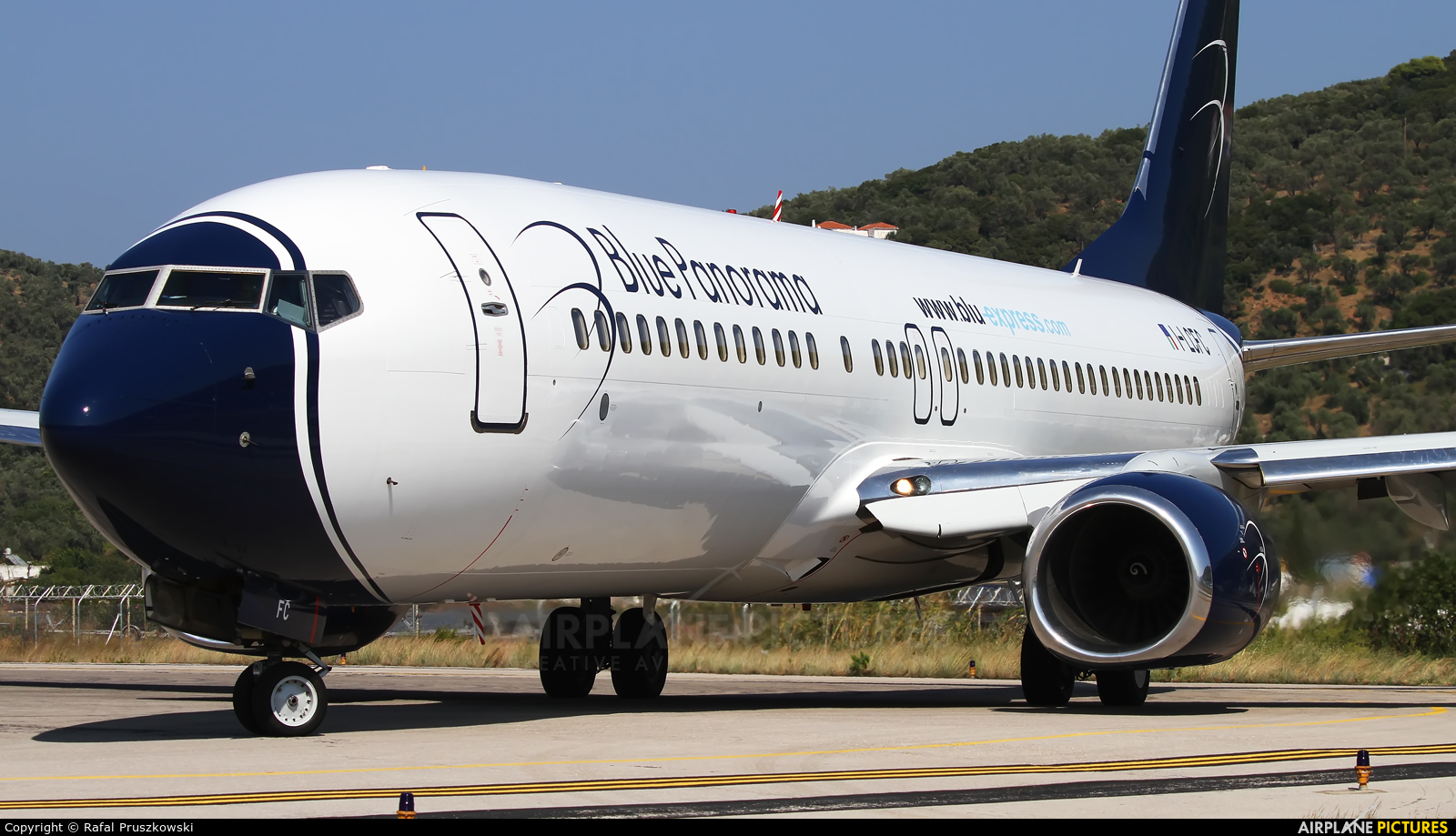 Blue Panorama Airlines I-LCFC aircraft at Skiathos