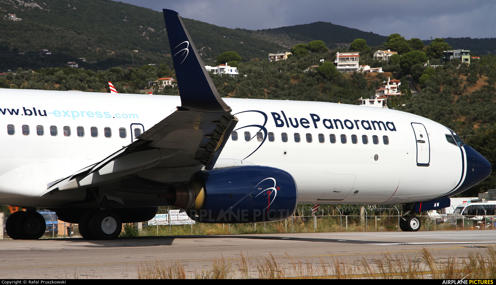 Blue Panorama Airlines 9H-GAW aircraft at Skiathos
