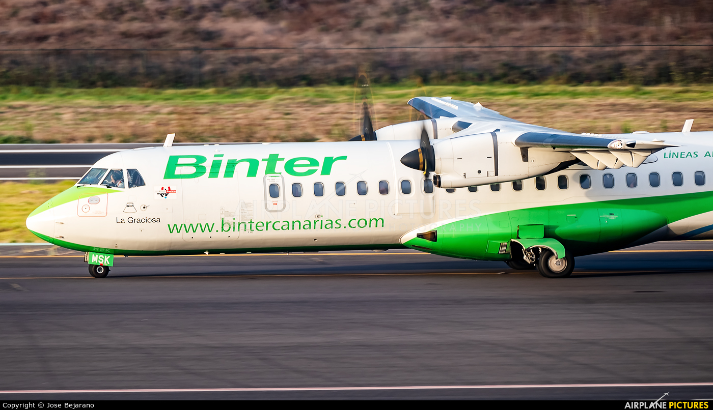 Binter Canarias EC-MSK aircraft at Tenerife Norte - Los Rodeos