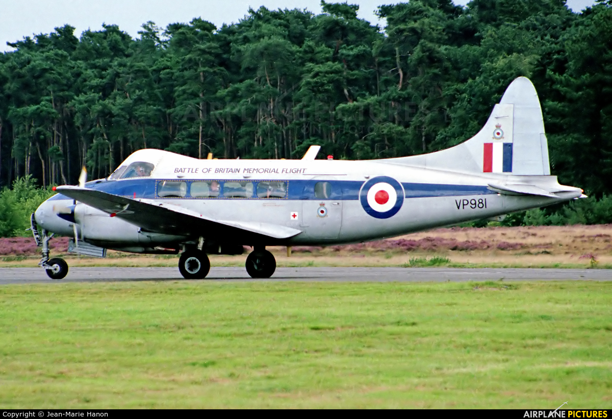Royal Air Force VP981 aircraft at Zoersel (Oostmalle)