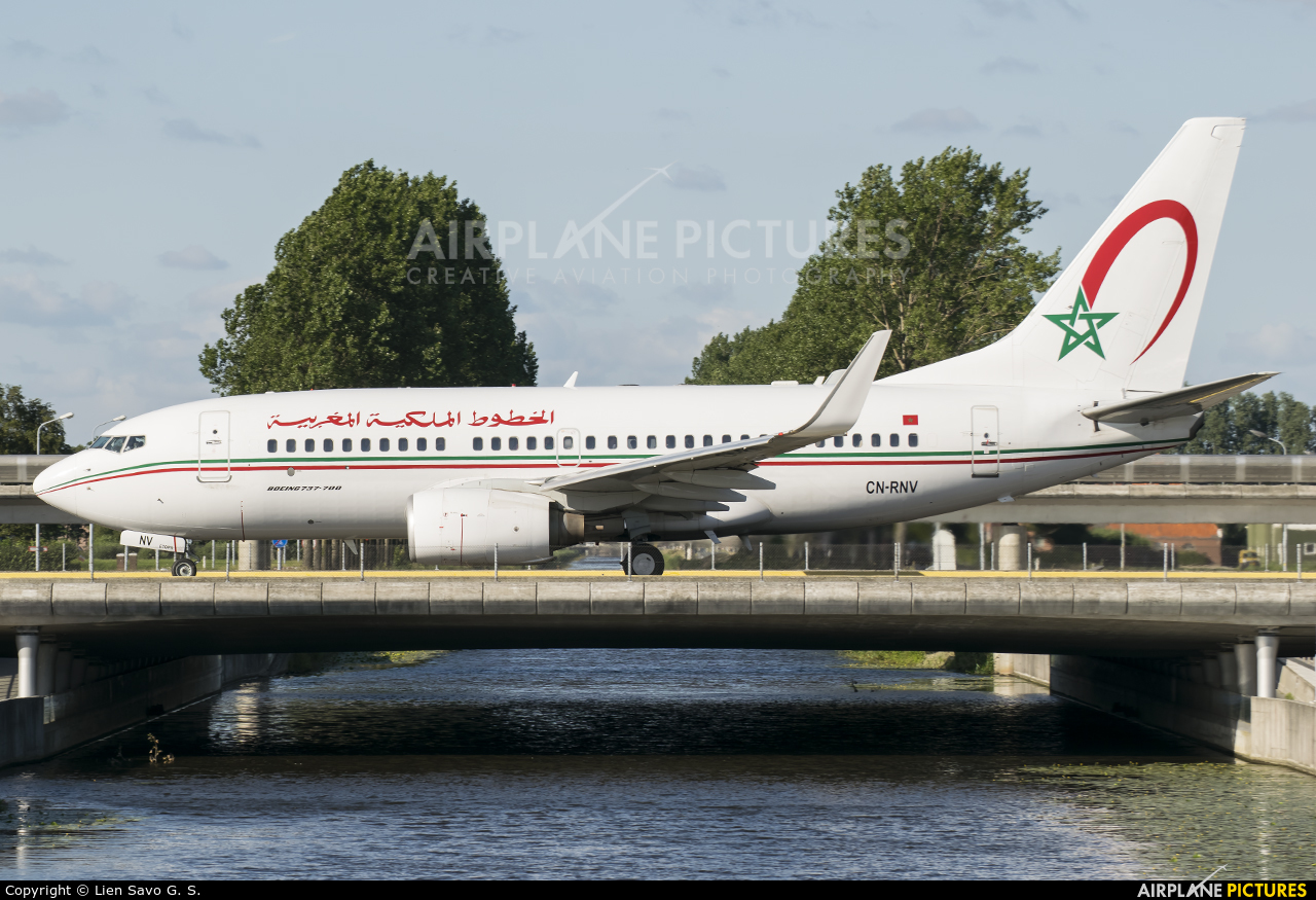 Royal Air Maroc CN-RNV aircraft at Amsterdam - Schiphol