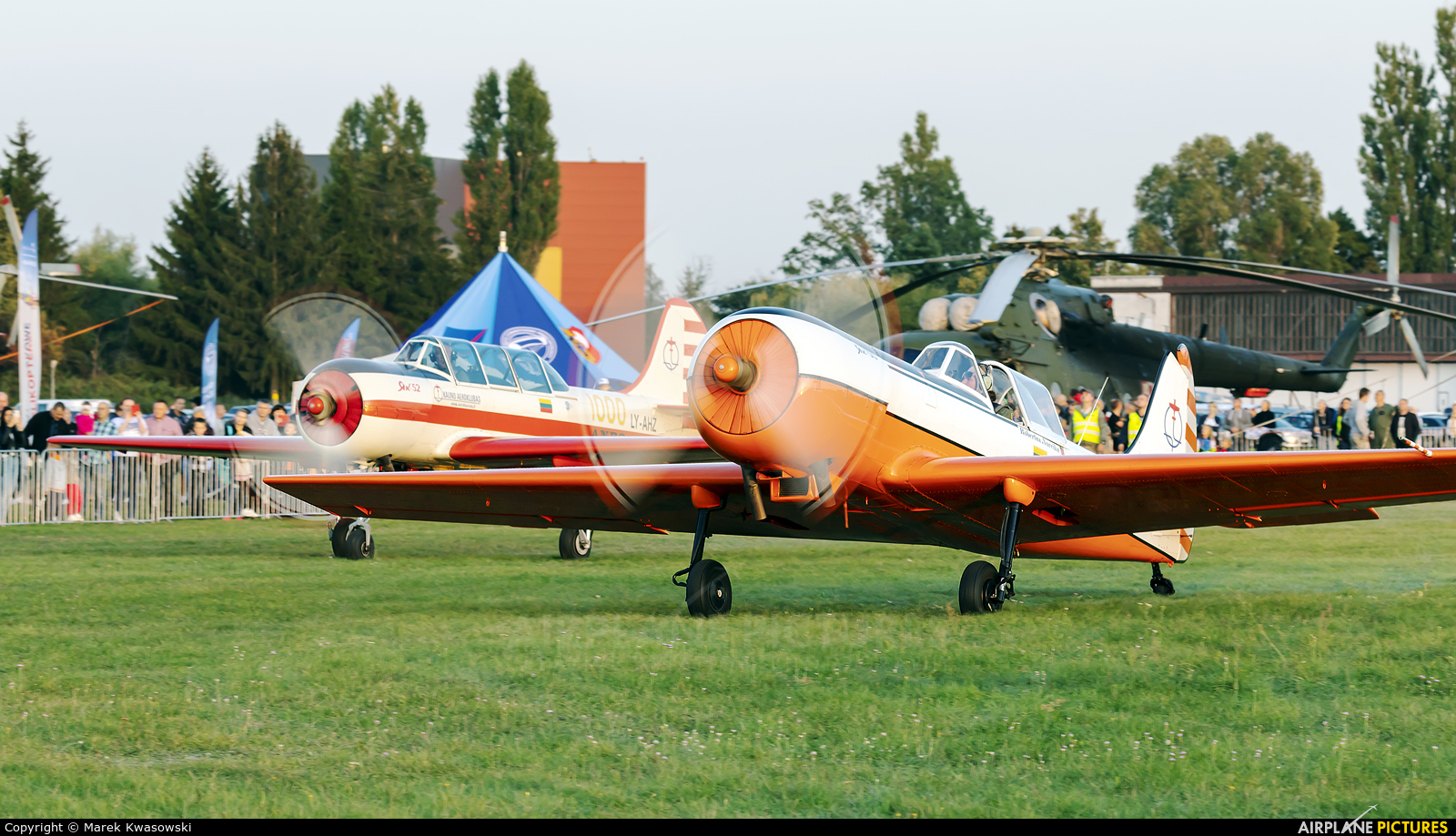 ANBO aerobatic team LY-ANP aircraft at Leszno - Strzyżewice