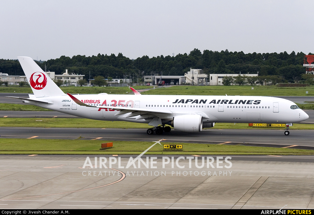 JAL - Japan Airlines JA01XJ aircraft at Tokyo - Narita Intl