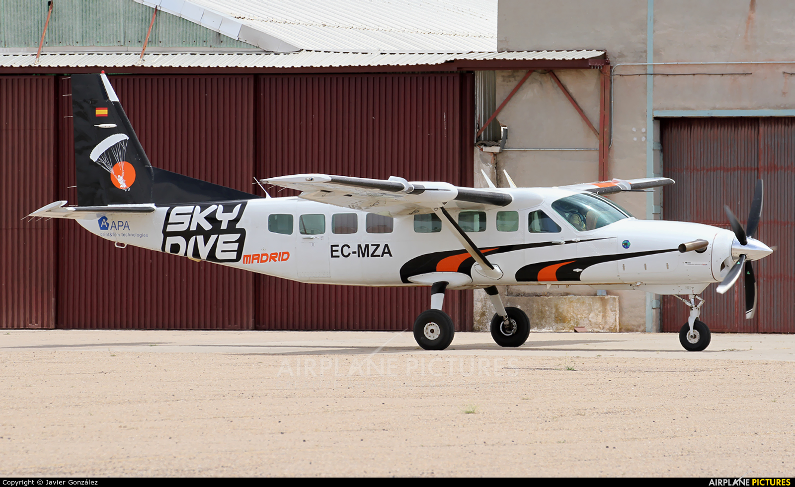 Skydive Spain EC-MZA aircraft at Ocana