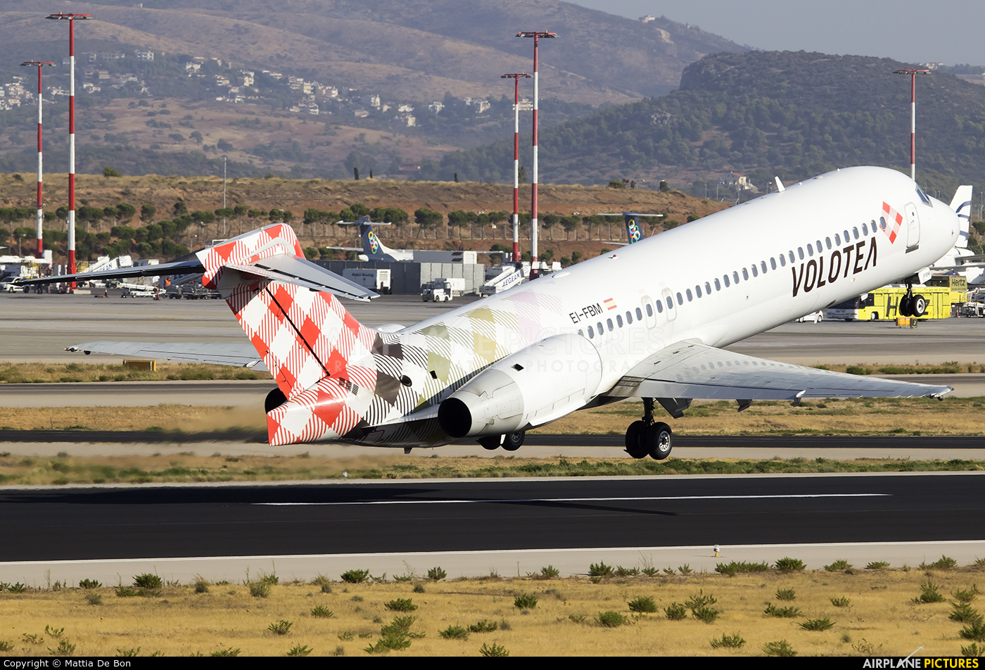 Volotea Airlines EI-FBM aircraft at Athens - Eleftherios Venizelos