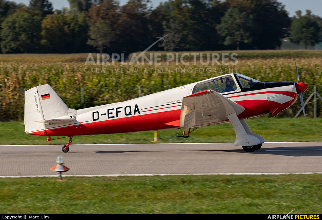 Private D-EFQA aircraft at Augsburg