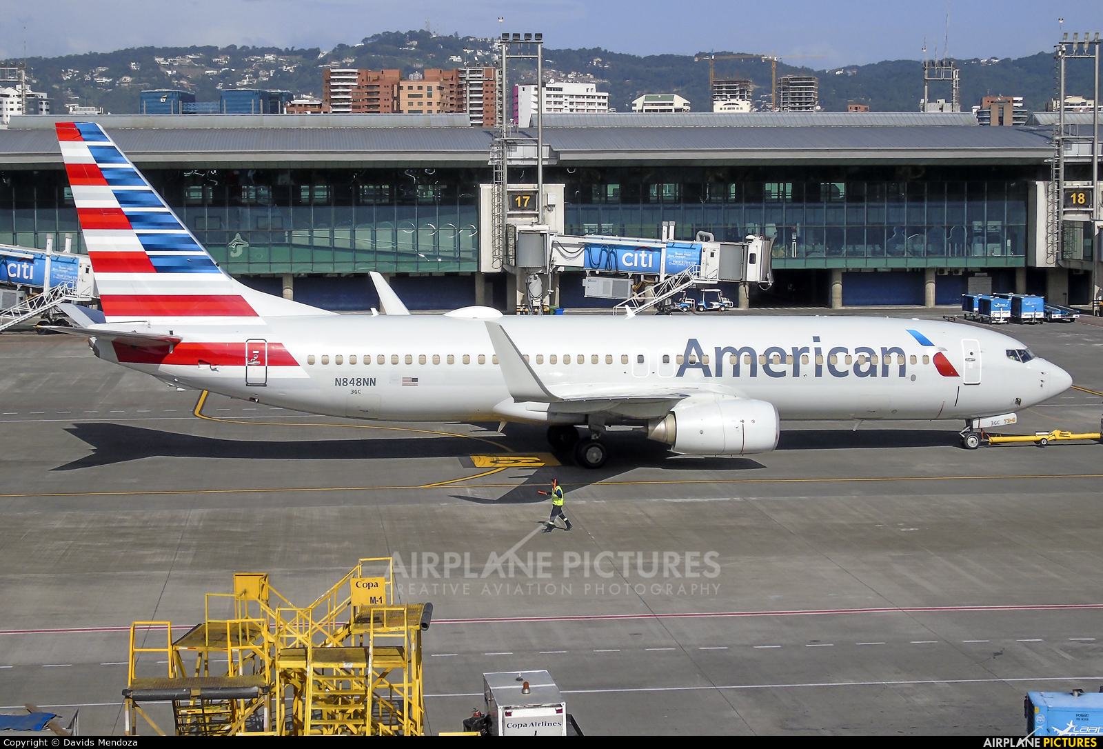 N848nn American Airlines Boeing 737 800 At Guatemala La