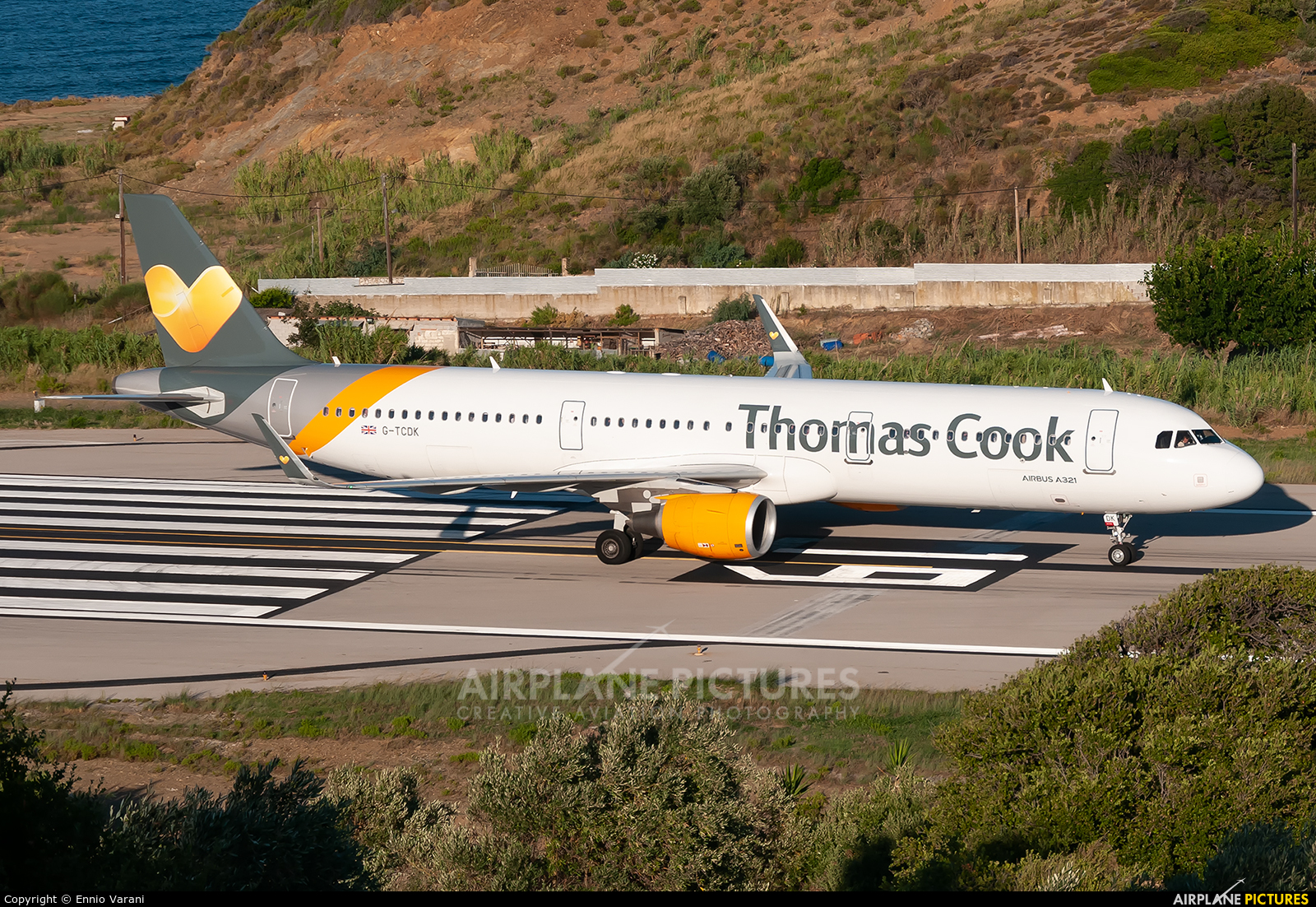 Thomas Cook G-TCDK aircraft at Skiathos
