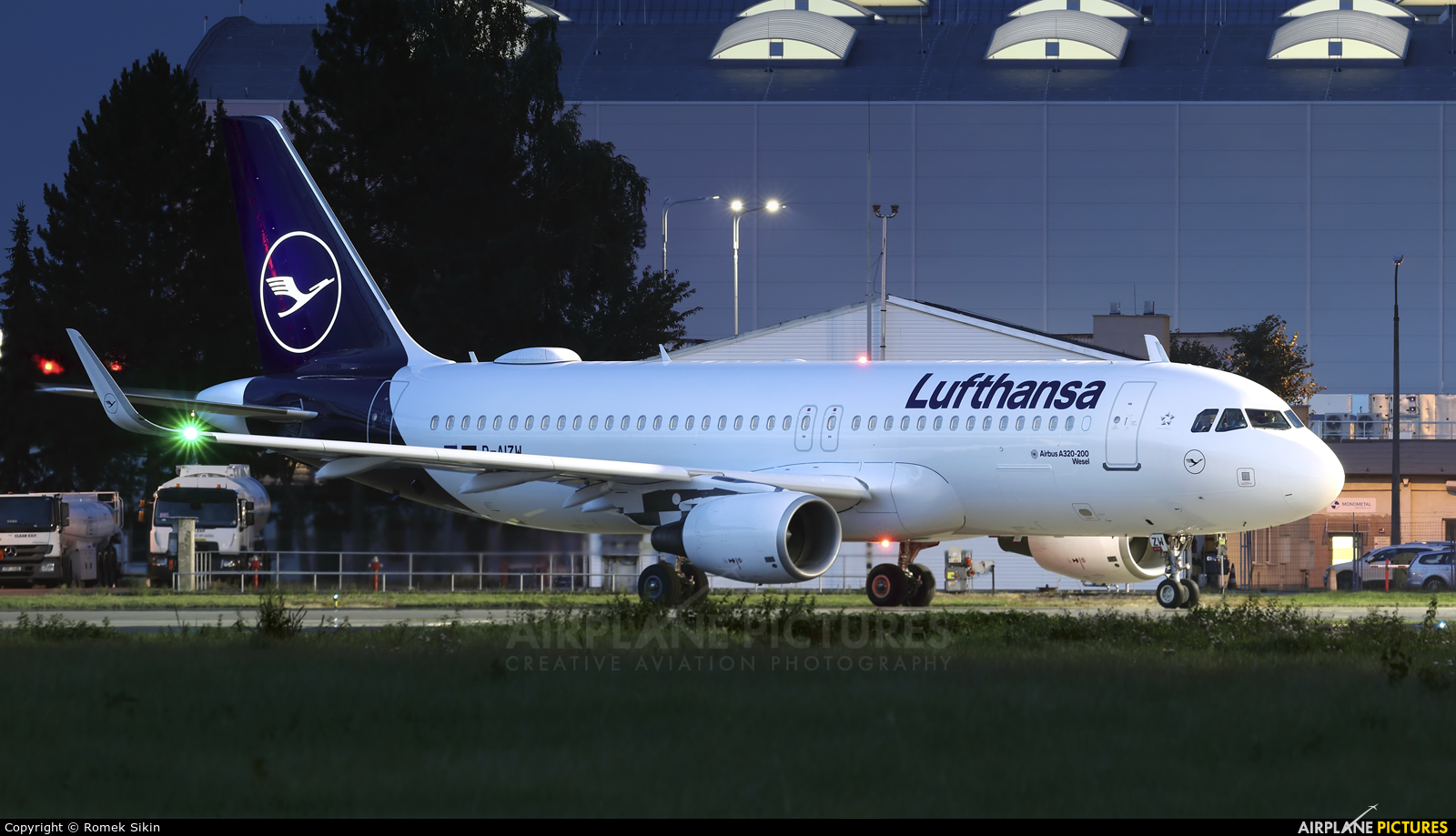 Lufthansa D-AIZW aircraft at Ostrava Mošnov