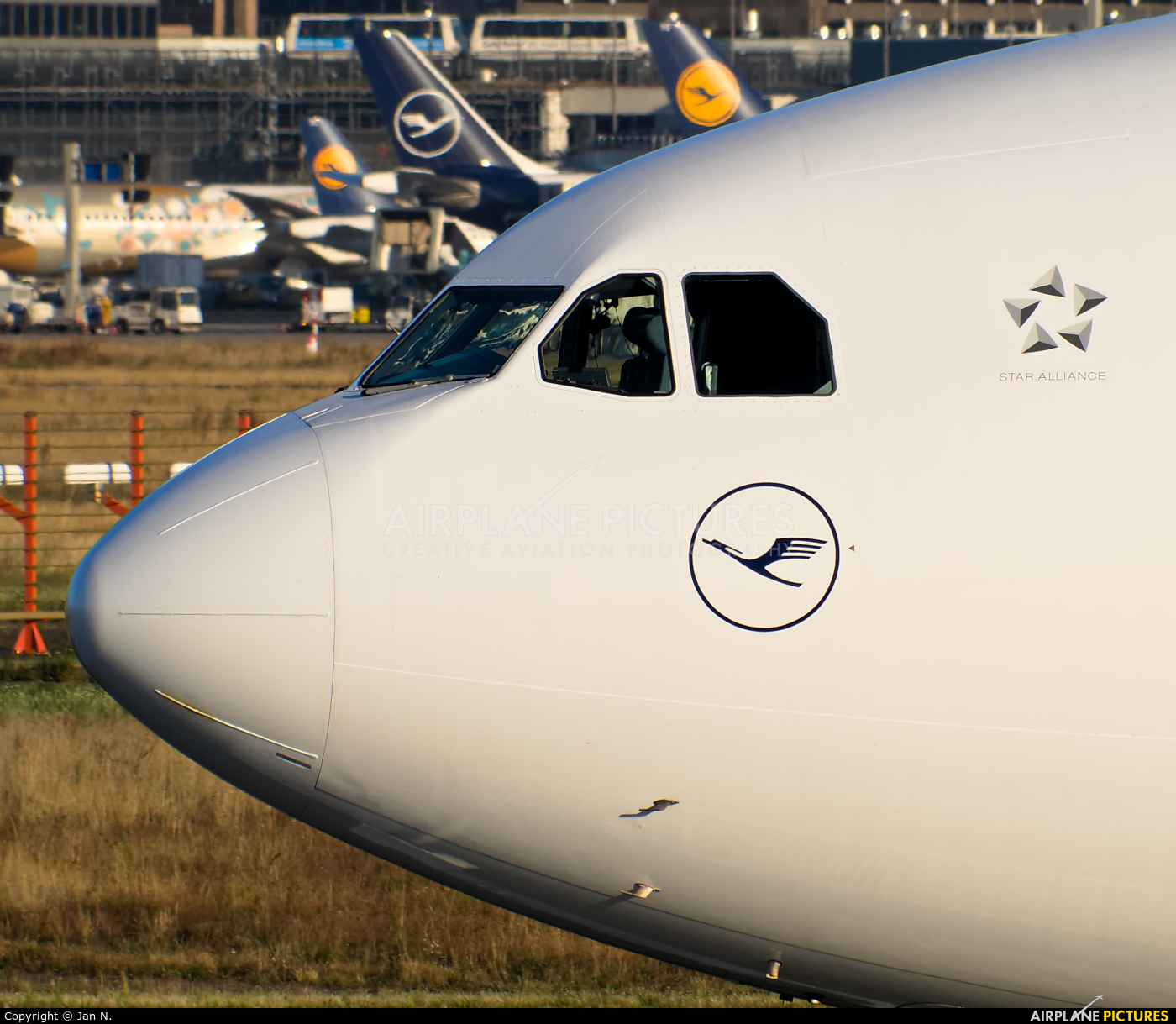 Lufthansa D-AIKO aircraft at Frankfurt