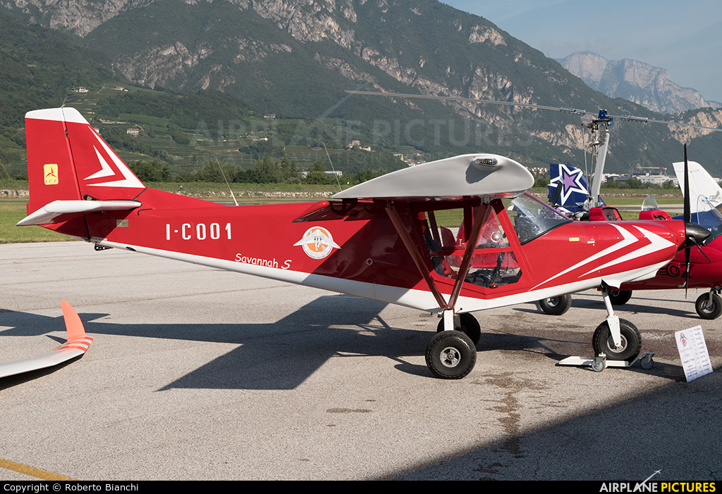 Private I-C001 aircraft at Trento - Mattarello