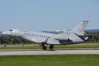607 - Hungary - Air Force Dassault Falcon 7X