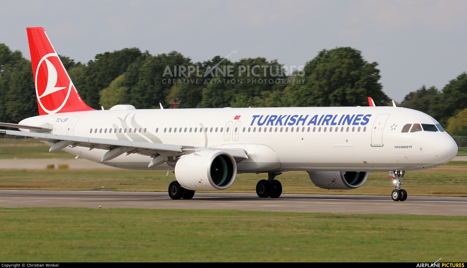 Turkish Airlines TC-LSF aircraft at Hannover - Langenhagen