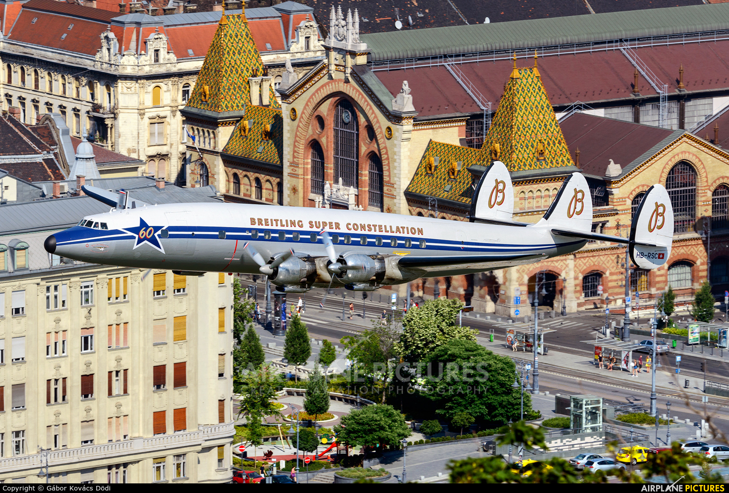 Super Constellation Flyers HB-RSC aircraft at Off Airport - Hungary