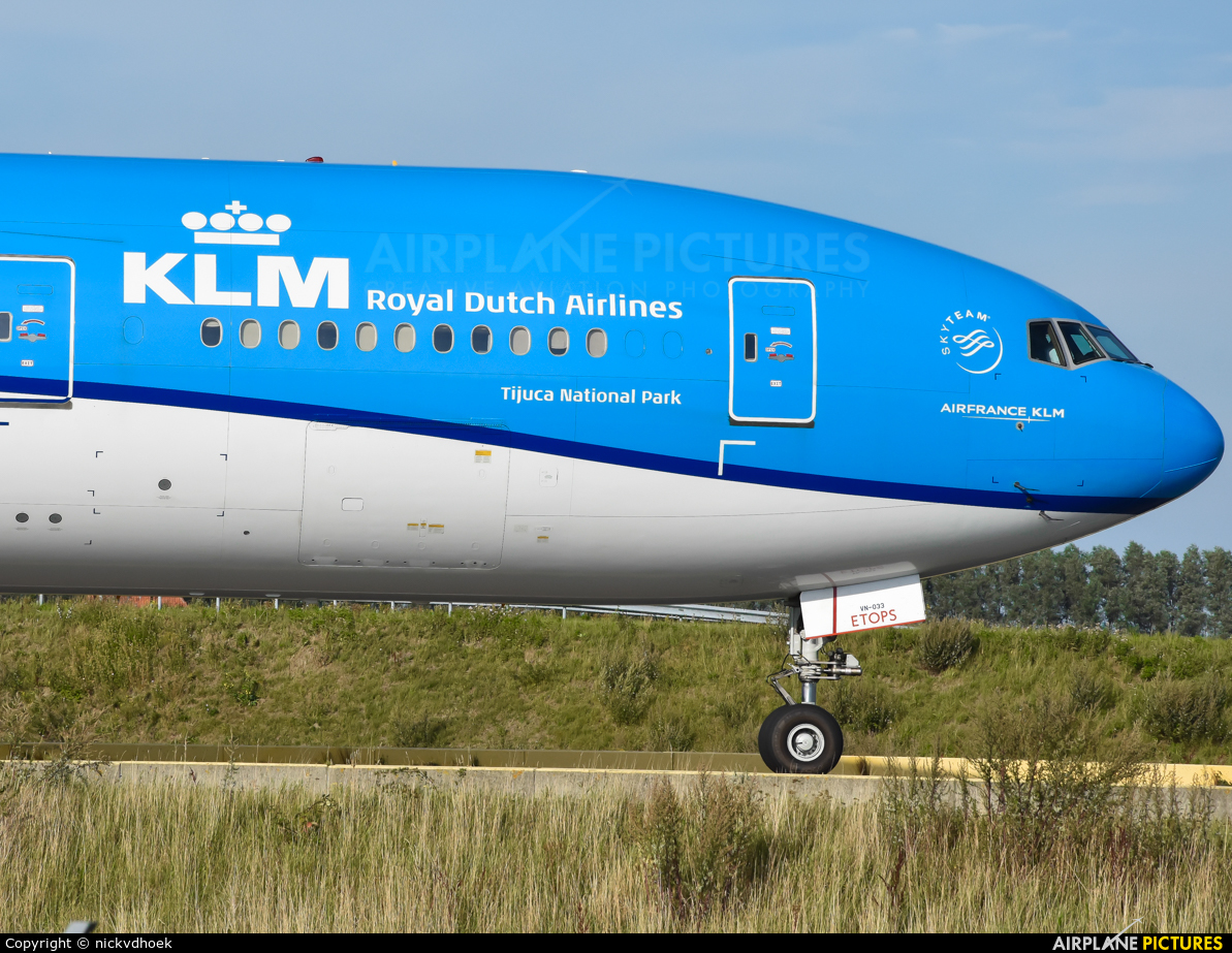 KLM PH-BVN aircraft at Amsterdam - Schiphol