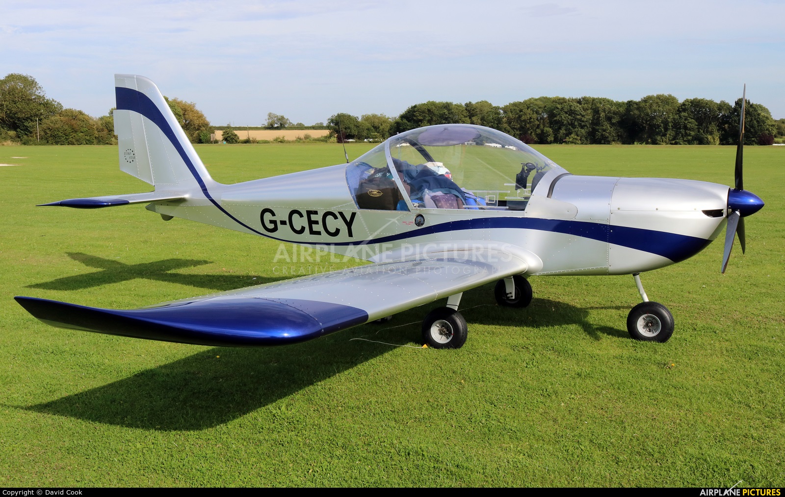 Private G-CECY aircraft at Northampton / Sywell